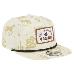 San Francisco 49ers New Era Desert Rose 19TWENTY Adjustable Hat - Cream - NFL