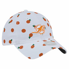Miami Dolphins New Era Women's Fruit Pattern 9TWENTY Adjustable Hat - White - NFL