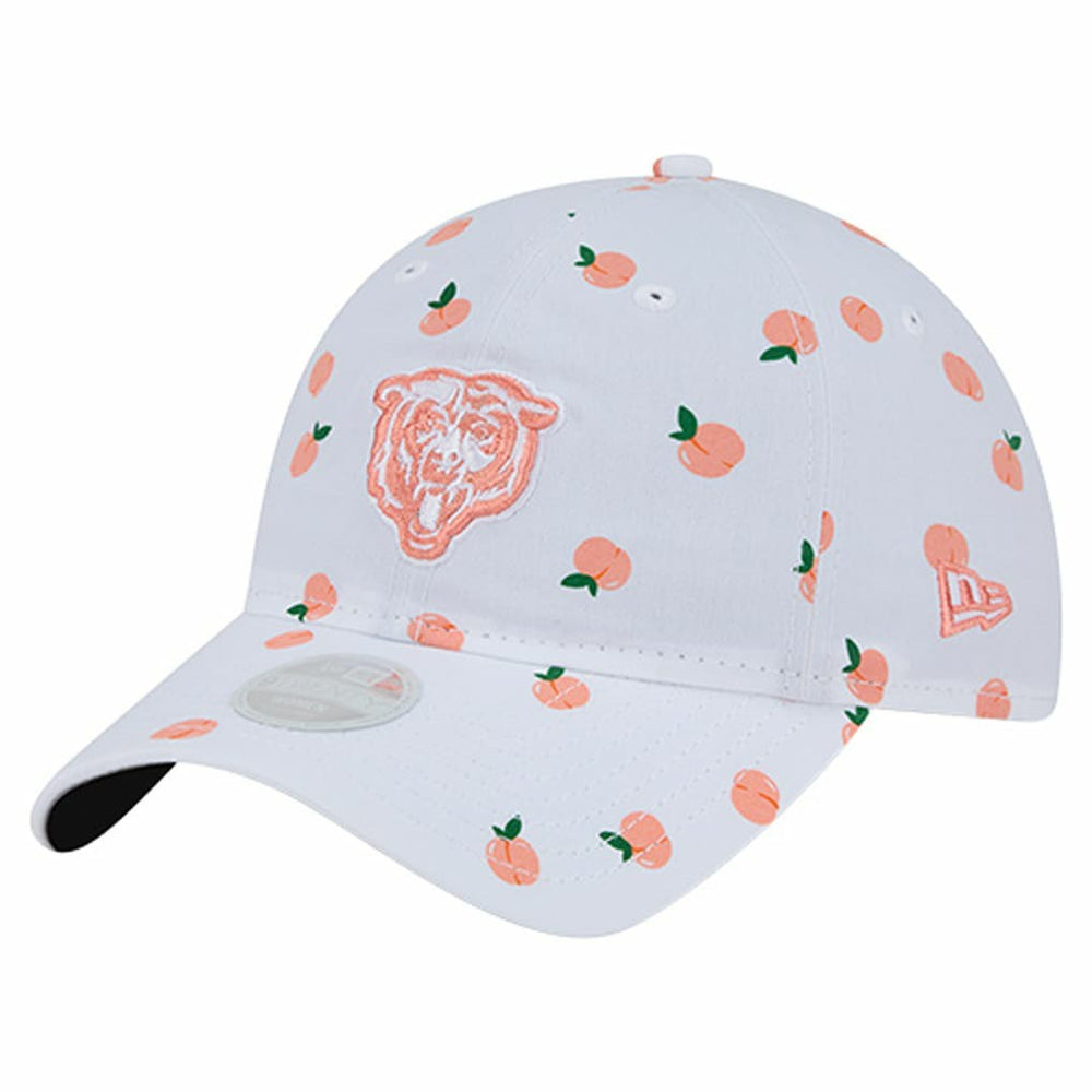 Chicago Bears New Era Women's Fruit Pattern 9TWENTY Adjustable Hat - White - NFL