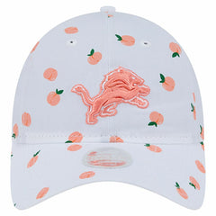 Detroit Lions New Era Women's Fruit Pattern 9TWENTY Adjustable Hat - White - NFL