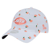 New York Jets New Era Women's Fruit Pattern 9TWENTY Adjustable Hat - White - NFL