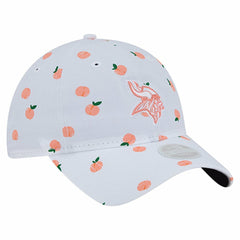 Minnesota Vikings New Era Women's Fruit Pattern 9TWENTY Adjustable Hat - White - NFL