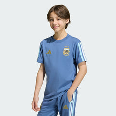 Adidas - Argentina National Team Youth FIFA x World Cup Alphaskin T-Shirt - Blue