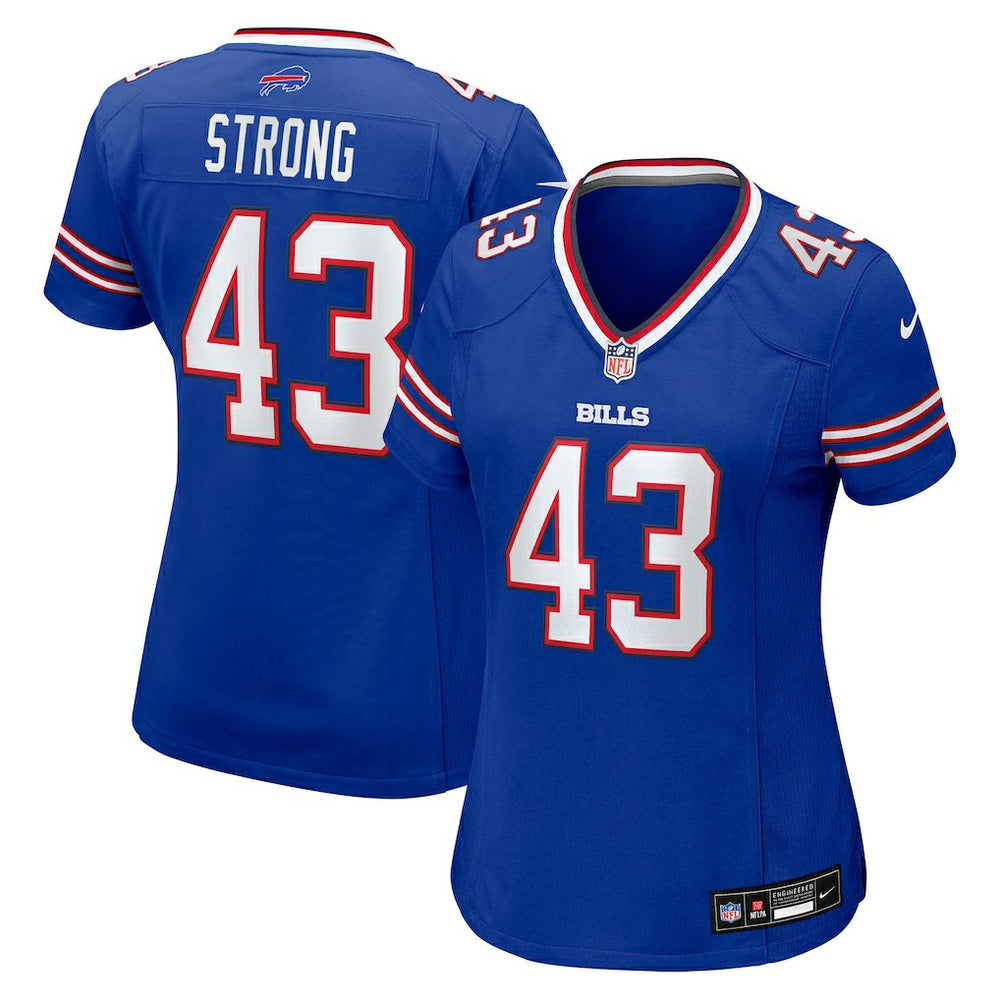 Dorian Strong Buffalo Bills Women's Team Game Jersey - Royal - Nike