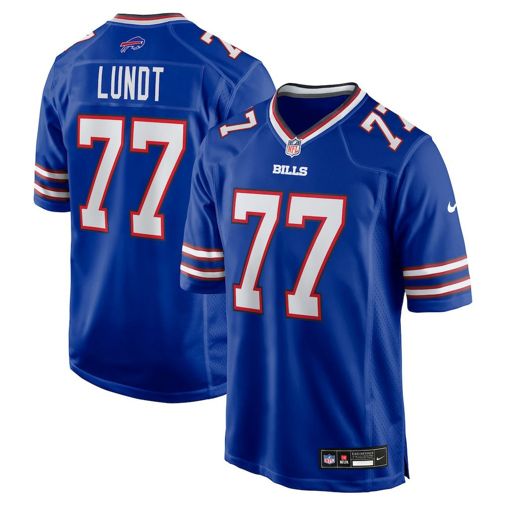 Chase Lundt Buffalo Bills Team Game Jersey - Royal - Nike
