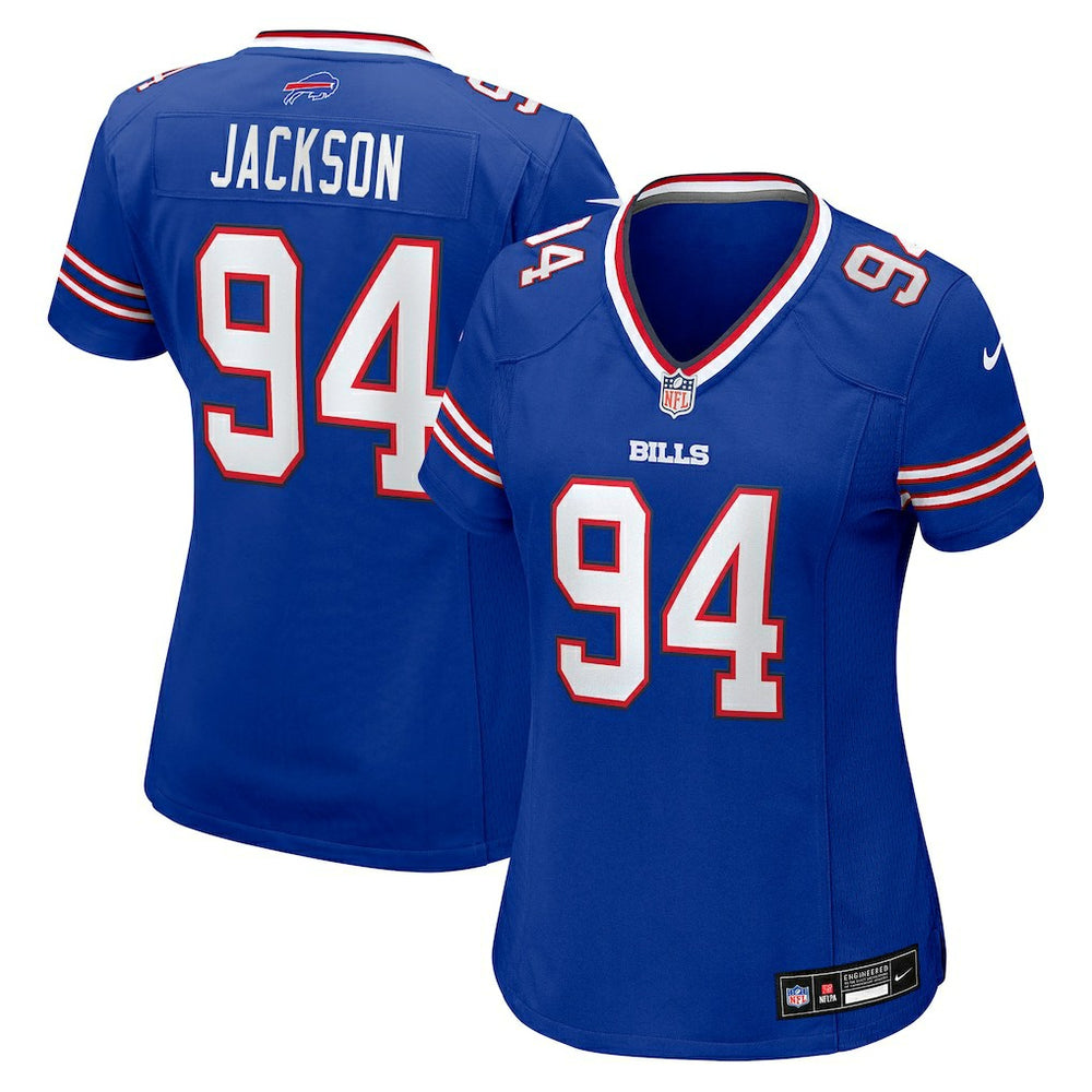Landon Jackson Buffalo Bills Women's Team Game Jersey - Royal - Nike