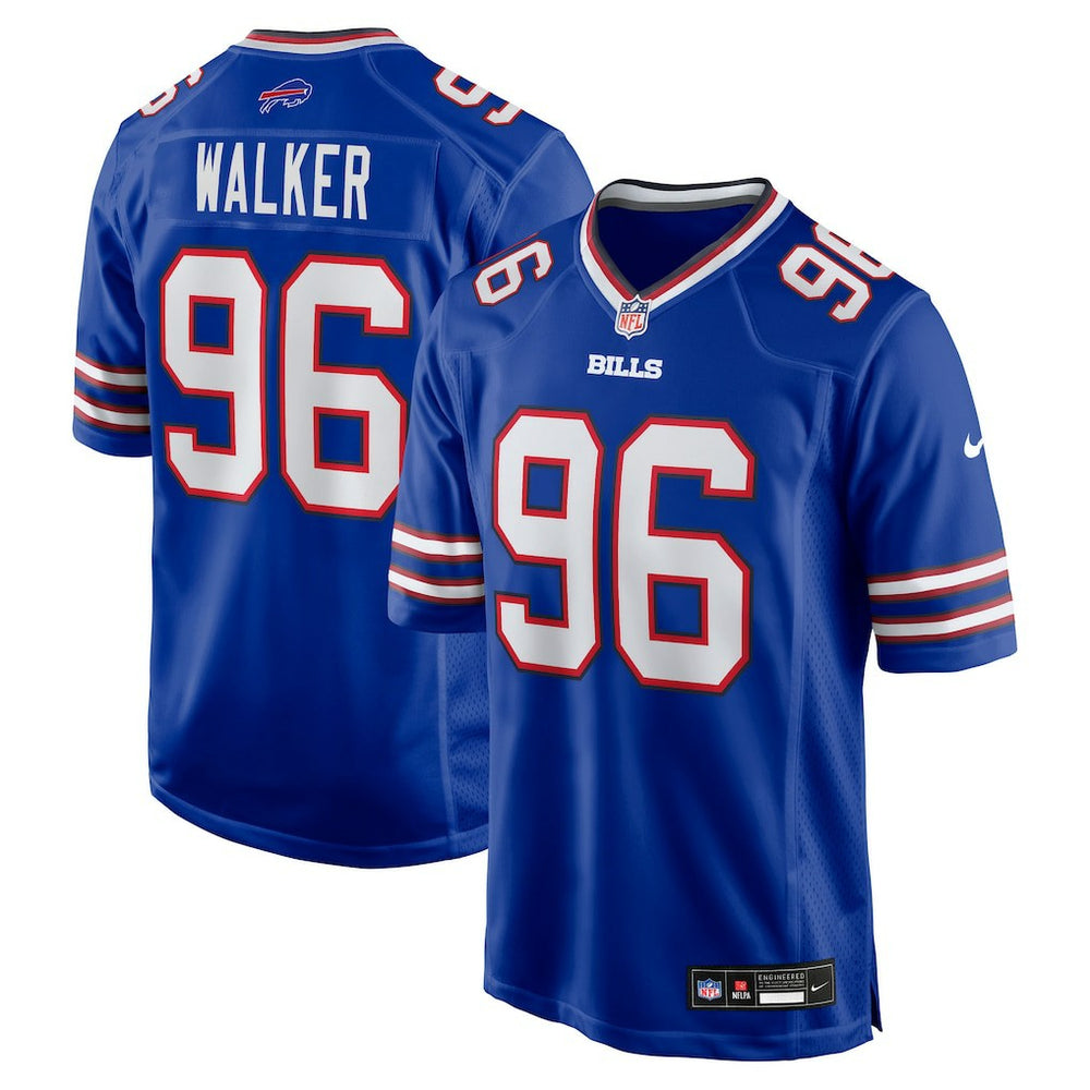 Deone Walker Buffalo Bills Team Game Jersey - Royal - Nike