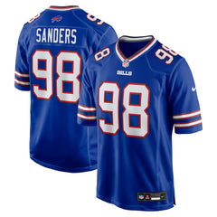 T.J. Sanders Buffalo Bills Team Game Jersey - Royal - Nike