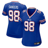 T.J. Sanders Buffalo Bills Women's Team Game Jersey - Royal - Nike