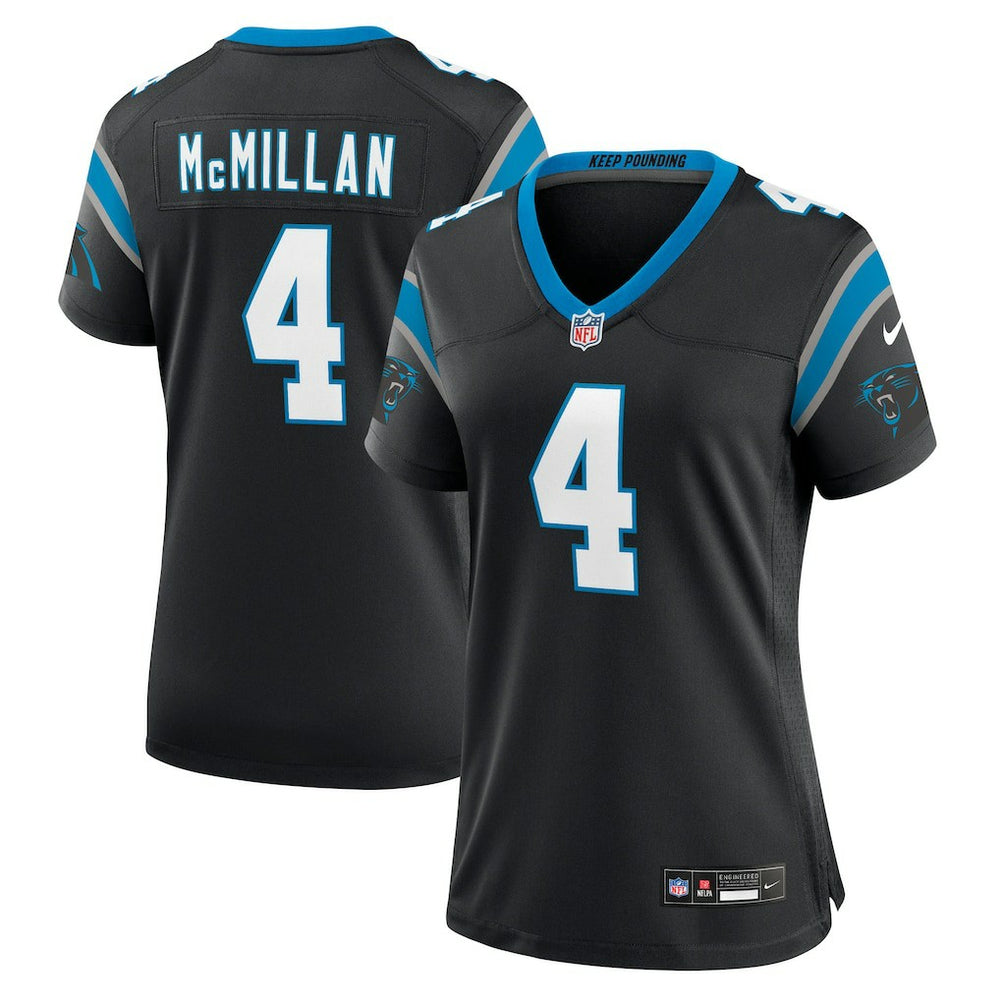 Tetairoa McMillan Carolina Panthers Women's Team Game Jersey - Black - Nike
