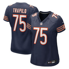Ozzy Trapilo Chicago Bears Women's Team Game Jersey - Navy - Nike