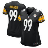 Derrick Harmon Pittsburgh Steelers Women's Team Game Jersey - Black - Nike