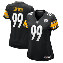 Derrick Harmon Pittsburgh Steelers Women's Team Game Jersey - Black - Nike