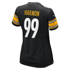 Derrick Harmon Pittsburgh Steelers Women's Team Game Jersey - Black - Nike