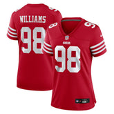 Mykel Williams San Francisco 49ers Women's Team Game Jersey - Scarlet - Nike
