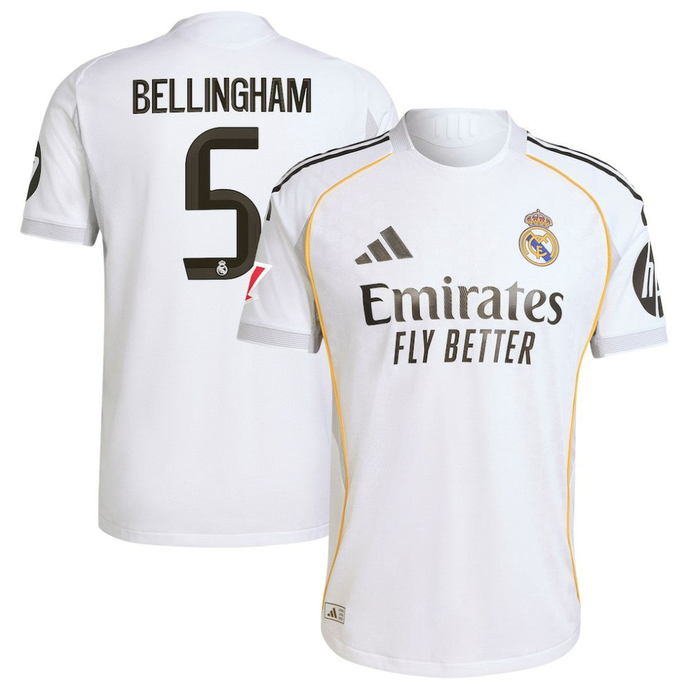 Adidas - Jude Bellingham Real Madrid 2025/26 Home Jersey - White