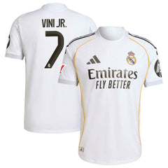 Adidas - Vini Jr. Real Madrid 2025/26 Home Jersey - White
