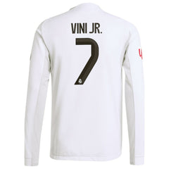 Adidas - Vini Jr. Real Madrid 2025/26 Home Long Sleeve Jersey - White