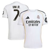Adidas - Vini Jr. Real Madrid 2025/26 Home Replica Jersey - White