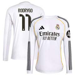 Adidas - Rodrygo Real Madrid 2025/26 Home Replica Jersey - White