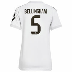 Adidas - Jude Bellingham Real Madrid Women's 2025/26 Home Replica Jersey - White