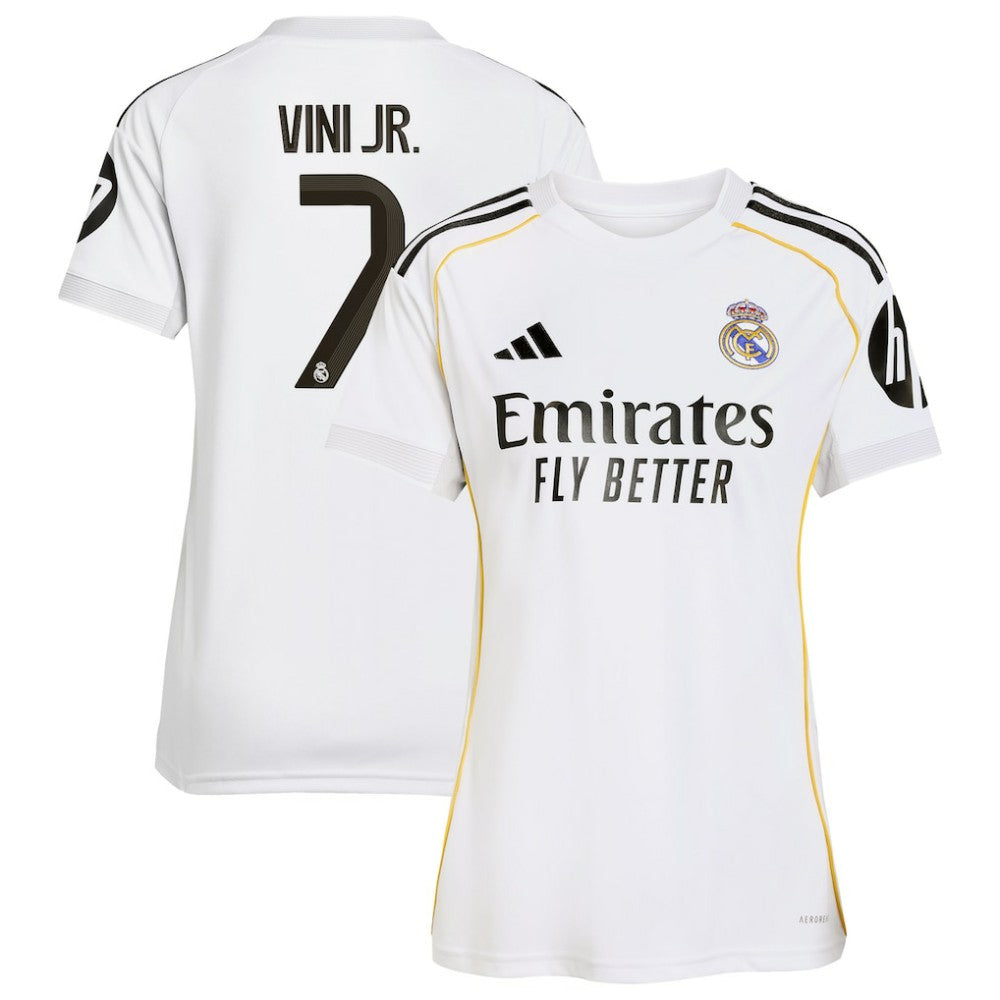 Adidas - Vini Jr. Real Madrid Women's 2025/26 Home Replica Jersey - White