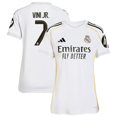 Adidas - Vini Jr. Real Madrid Women's 2025/26 Home Replica Jersey - White