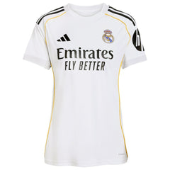 Adidas - Vini Jr. Real Madrid Women's 2025/26 Home Replica Jersey - White
