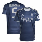 Adidas - Jude Bellingham Real Madrid 2025/26 Away Replica Player Jersey - Blue