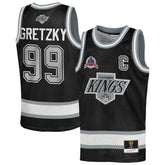 Wayne Gretzky Los Angeles Kings Mitchell & Ness Youth Maxxed Out Fashion Basketball Jersey - Black | NHL discount