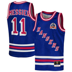 Mark Messier New York Rangers Mitchell & Ness Youth Maxxed Out Fashion Basketball Jersey - Blue | NHL discount