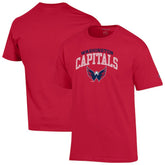 Washington Capitals Champion Primary Logo T-Shirt - Red | NHL Clearance