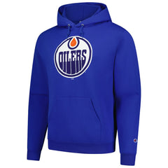Edmonton Oilers Champion Primary Logo 1-Hit Pullover Hoodie - Royal | NHL on sale