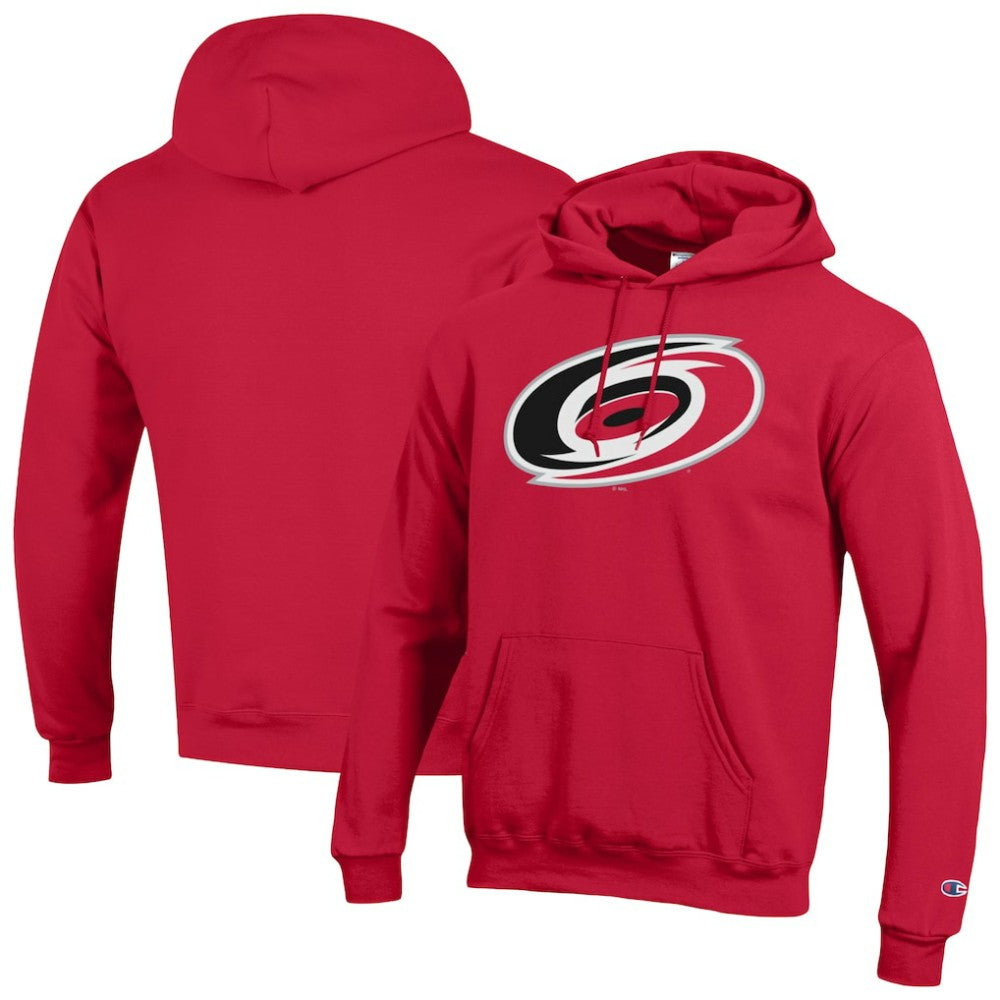 Carolina Hurricanes Champion Primary Logo 1-Hit Pullover Hoodie - Red | NHL sale