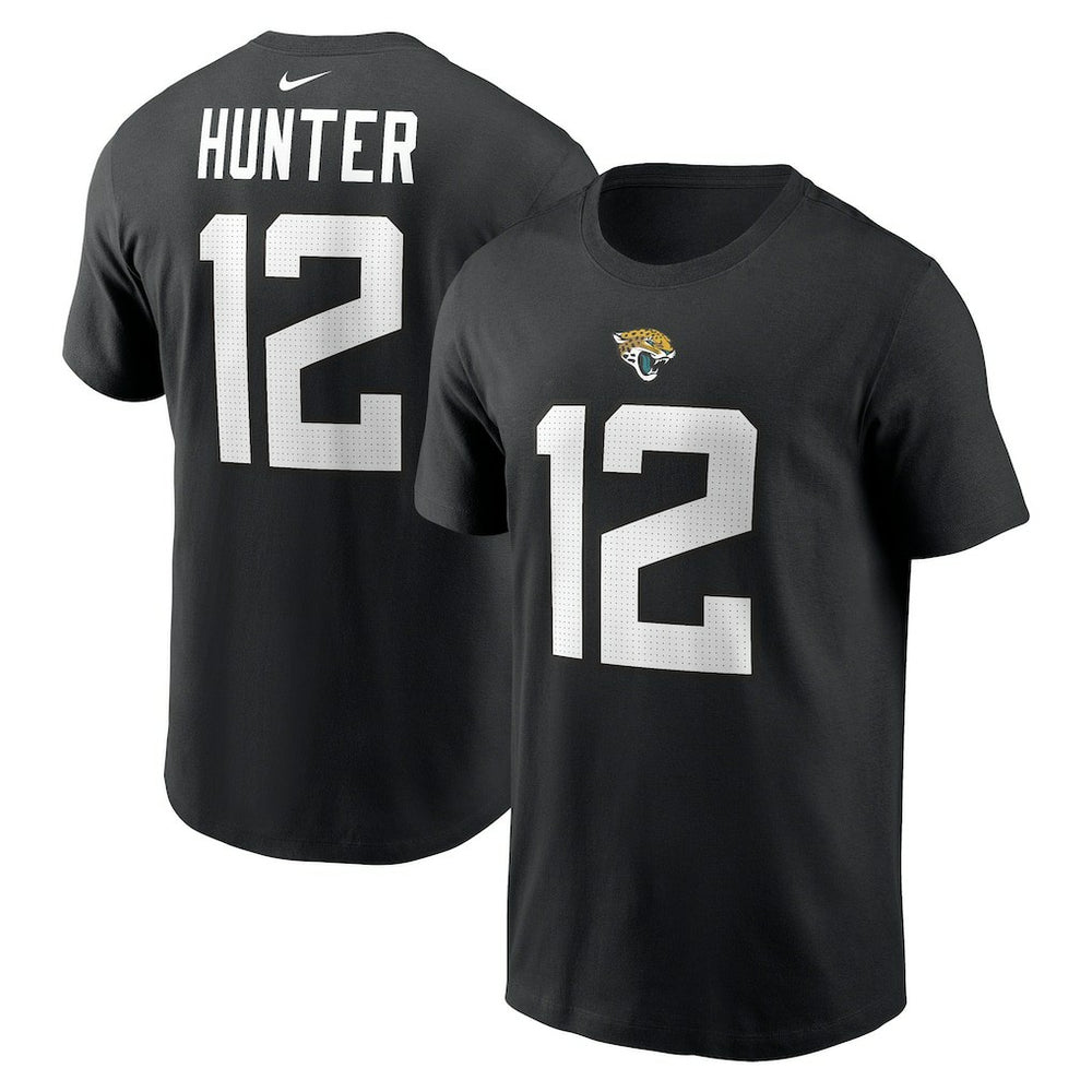 Travis Hunter Jacksonville Jaguars Name & Number T-Shirt - Black - Nike