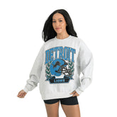 Detroit Lions Gameday Couture Women's Heritage Premium Fleece Pullover Sweatshirt - Gray - NFL