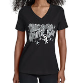 Chicago White Sox Starter Women's Fireworks V-Neck T-Shirt Online