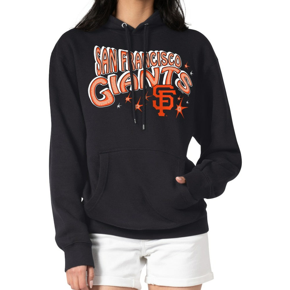 San Francisco Giants Starter Women's Fireworks Fleece Tri-Blend Pullover Hoodie Discount