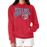 Washington Nationals Starter Women's Fireworks Fleece Tri-Blend Pullover Hoodie Sale