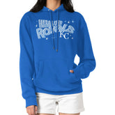 Kansas City Royals Starter Women's Fireworks Fleece Tri-Blend Pullover Hoodie for sale