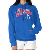 Los Angeles Dodgers Starter Women's Fireworks Fleece Tri-Blend Pullover Hoodie for sale