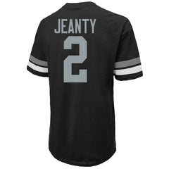 Ashton Jeanty Las Vegas Raiders Majestic Threads 2025 NFL Draft First Round Pick Oversized T-Shirt - Black - NFL