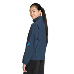 Adidas - Arsenal Youth 2025/26 Club Anthem Full-Zip Jacket - Navy