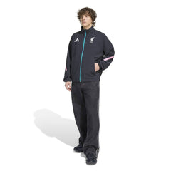 Adidas - Liverpool 2025/26 Club Anthem Full-Zip Jacket - Black