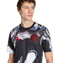 Adidas - Manchester United 2025/26 Pre-Match Training Jersey - Black