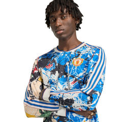 Adidas - Manchester United X Stone Roses Long Sleeve Replica Jersey - Blue
