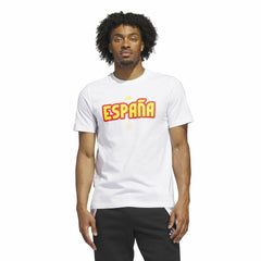 Adidas - Spain National Team Jersey Hook T-Shirt - White