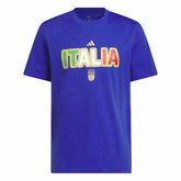 Adidas - Italy National Team Jersey Hook T-Shirt - Blue