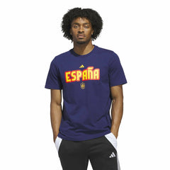 Adidas - Spain National Team Jersey Hook T-Shirt - Navy