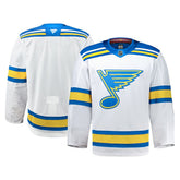 St. Louis Blues Fanatics Away Authentic Pro Jersey - White | Fanatics Clearance